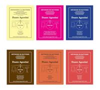 Pack intégral - Méthode de batterie Volume 0 'Initiation', Volume 1, Volume 2, Volume 3, Volume 4 et Volume 5 - de Dante Agostini - Carisch, éditeur - Cahier de musique Soundman & deux crayons