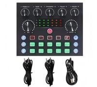 Pack Interface Audio Professionnelle & Mixeur Dj, Kit De Streaming Bluetooth Pour Podcast, Enregistrement Pc Et Production Youtube En Direct