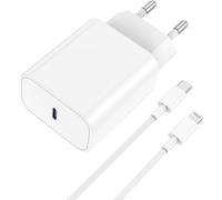 Pack iPhone Chargeur Rapide Original et 2M Câble USB C to Lightning [MFi Certifié] 20W Chargeur iPhone 13 14 Secteur Type C Adaptateur pour iPhone 14 Plus/13 Pro Max/12 MIni/11 Pro/XR/XS/SE/8/7/iPad