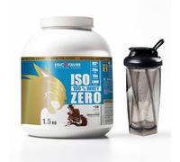 PACK ISO WHEY ZERO 1,5kg Choco Intense + STORMIX ONE Noir | Whey Protéine Isolate Ultra Pure + Shaker Anti-Grumeaux | Prise de Masse & Récupération Musculaire | Saveur Choco Intense | Eric Favre