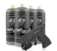 Pack Jantes Vinyle Liquide Full Dip 4 Sprays Anthracite MÉTALISSÉ