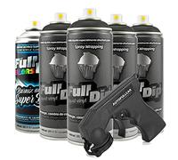 Pack Jantes Vinyle Liquide Full Dip 4 Sprays Noir Briller