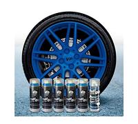Pack Jantes Vinyle Liquide Full Dip 5 Sprays Bleu FONCÉ Briller