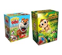 Pack Jeu Goliath - Croc Dog + Hop-là Banana - Jeux d'Enfants - A partir de 4 ans - Jeux de Société - Jeux d'Adresse - A partir de 2 joueurs