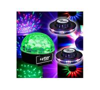 pack jeux de lumière 2 effets roundmagic ovni + boule led sixmagic rvb
