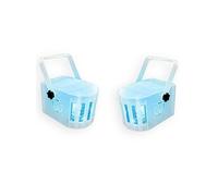 Pack jeux de lumières 2 MINI DERBY Kolor Blanc de 80 faisceaux lumineux Koolstar EFFET LIGHT à 6 LED RVB