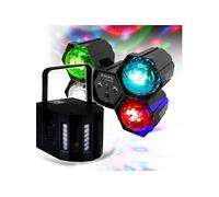 Pack Jeux de lumières Enfants Soirée DJ animation Séquenceur à LEDs RVB effets ASTRO JDL4-ASTRO + DERBY