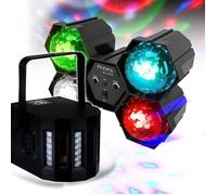 Pack jeux de lumières - IBIZA LIGHT - JDL4-ASTRO + DERBY - LED RVB & blanche - Auto/Micro - 5V DC 1000mA