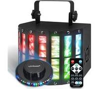 Pack Jeux de lumières LyteQuest Derby XL - Multifaisceaux 9 LED 3W 9 couleurs - DMX512 Télécommande