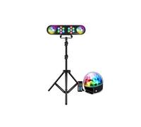 Pack jeux de lumières LyteQuest RAINBOW, Portique,Mode Audio, Auto, Télécommande, PAR LED, PAR BALL 3W,SONO DJ Animation,