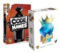 Pack Jeux de Société - Codenames + Le Roi des 12 | Jeu de Cartes et d’Ambiance | Soirée Entre Amis ou en Famille | 2 à 8 Joueurs | Dès 10 Ans | Version française