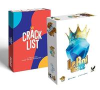 Pack Jeux de Société - Crack List + Le Roi des 12 | Jeu d’Ambiance et de Stratégie | Soirée Entre Amis ou en Famille | 2 à 8 Joueurs | Dès 10 Ans - Version française