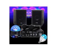 pack karaoké 2x50w star2mkii + sunmagic rvb mini diams