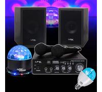 Pack Karaoké 2x50W STAR2MKII + SUNMAGIC RVB Mini Diams