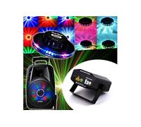 pack karaoké 300w party8 + ovni led rvb + las jeu de lumière ego rouge/vert