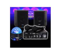 Pack Karaoké - LTC - STAR2MKII - 2x50W - SUNMAGIC RVB - Kit prêt à l'emploi