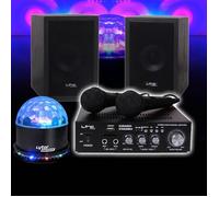Pack Karaoké - LTC - STAR2MKII - 2x50W - SUNMAGIC RVB - Kit prêt à l'emploi