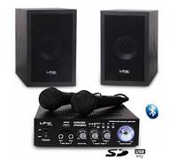 PACK KARAOKE STAR2MKII AVEC AMPLI + ENCEINTES + MICRO + USB BLUETOOTH MP3 PA-DJ