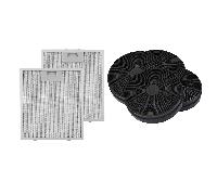 Pack Klarstein Kronleuchter - 4x filtre à charbon et 2x filtre métallique