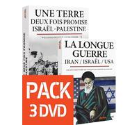 Pack La Longue Guerre - Iran, Israël, USA + Une terre deux fois promise, Israël - Palestine - 3 DVD