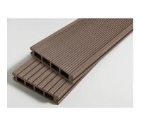 PACK lame de terrasse composite Dual ACCESSOIRES 3600mm - L: 360 cm - l: 14 cm - E: 25 mm - Brun rouge