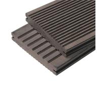 PACK lame de terrasse composite Maxima ACCESSOIRES 3600 mm - L: 360 cm - l: 14 cm - E: 22 mm - Gris anthracite