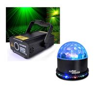 Pack LASER GHOST Rouge/Vert + SUNMAGIC RVB