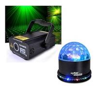 Pack LASER GHOST Rouge/Vert + SUNMAGIC RVB