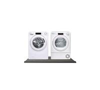 Pack lave-linge 13kg + sèche-linge pompe à chaleur 11kg + tapis de vibration
