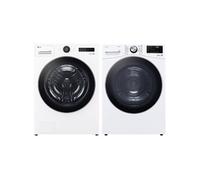 PACK Lave-linge Hublot 20kg 1000trs/min + Sèche-linge Pompe à Chaleur 18kg