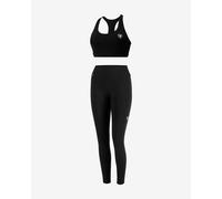 Pack Leffort Training High Support + Legging long Leffort Training Poly noir femme - M