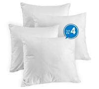 BLUE MOON Pack Les 4 Nuages - Lot de 4 Oreillers 60x60 cm | Confort Hôtellerie | Hypoallergénique & Certifié Oeko-TEX® | Fabriqué en Belgique