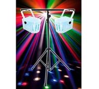 PACK LIGHT 2 EFFETS DERBY 4 LEDs RGBW + Portique