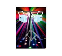 PACK LIGHT 2 EFFETS DERBY 4 LEDs RGBW + Portique