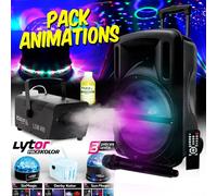 PACK LIGHT Animations DJOON 500W USB + PACK KOLOR LEDs + FOG400