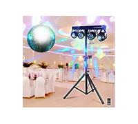PACK LIGHT Boule à facettes 20 cm - Madison MEGA SOIREES + X-Performer Portique XPERFORMER +4 PAR DMX