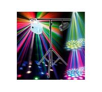 PACK LIGHT EFFETS DERBY 4 LEDs RGBW + FLASH SMALL AIRSHIP + Portique