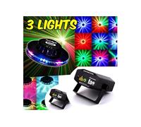 PACK Light FIESTA 3 Effets FestiNight OVNI LED RVB + 2 Las jeux de lumières EGO Rouge/Vert