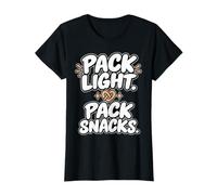 Pack Light Pack Snacks - Funny Girls Trip Vacation T-Shirt