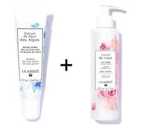 Pack Lilaroze Paris : Baume Lèvres Miel De Tilleul Bio & Alpes + Lait Corps Rose & Karité Hydratant Et Apaisant