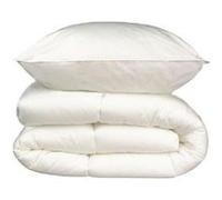 Pack linge de lit Microfibre - 1 Couette chaude 140x200 cm + 1 Oreiller 60x60 cm blanc