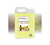 Pack Liquide à Fumée - Bidon de 5 Litres Liquide Ibiza Light SMOKE5L-N pour Machine à Fumée - Fiole de Parfum TROPIC Exotique