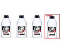 Pack Liquide de frein hydraulique IPONE Brake DOT 4 3+1 offert soit 2 litres