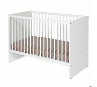 Pack lit bébé avec matelas Pixi Blanc 60x120 cm