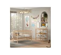Lit et Table à langer Vipack - Meryl - 124,4 x 65,4 x 84,4cm - Bois