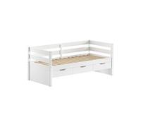 Lit vipack blanc