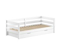 Pack - Lit Capitaine & Tiroir-Lit "Margrit" 90x200cm Blanc