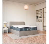 Pack lit coffre anthracite et matelas hybride 160x200 épais 30cm - Célia & Victoria - Morphea