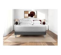Pack prêt a dormir VITALMEMO 140 x 190 cm sommier Kit gris
