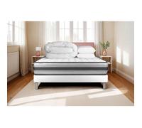 Pack prêt a dormir VITALPOWER RECOVER 160 x 200 cm sommier Kit blanc